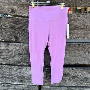 NWT lululemon Align Crop 23” In Wisteria Purple
